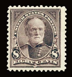 US 272   8-Cent Gen. Sherman, Watermarked